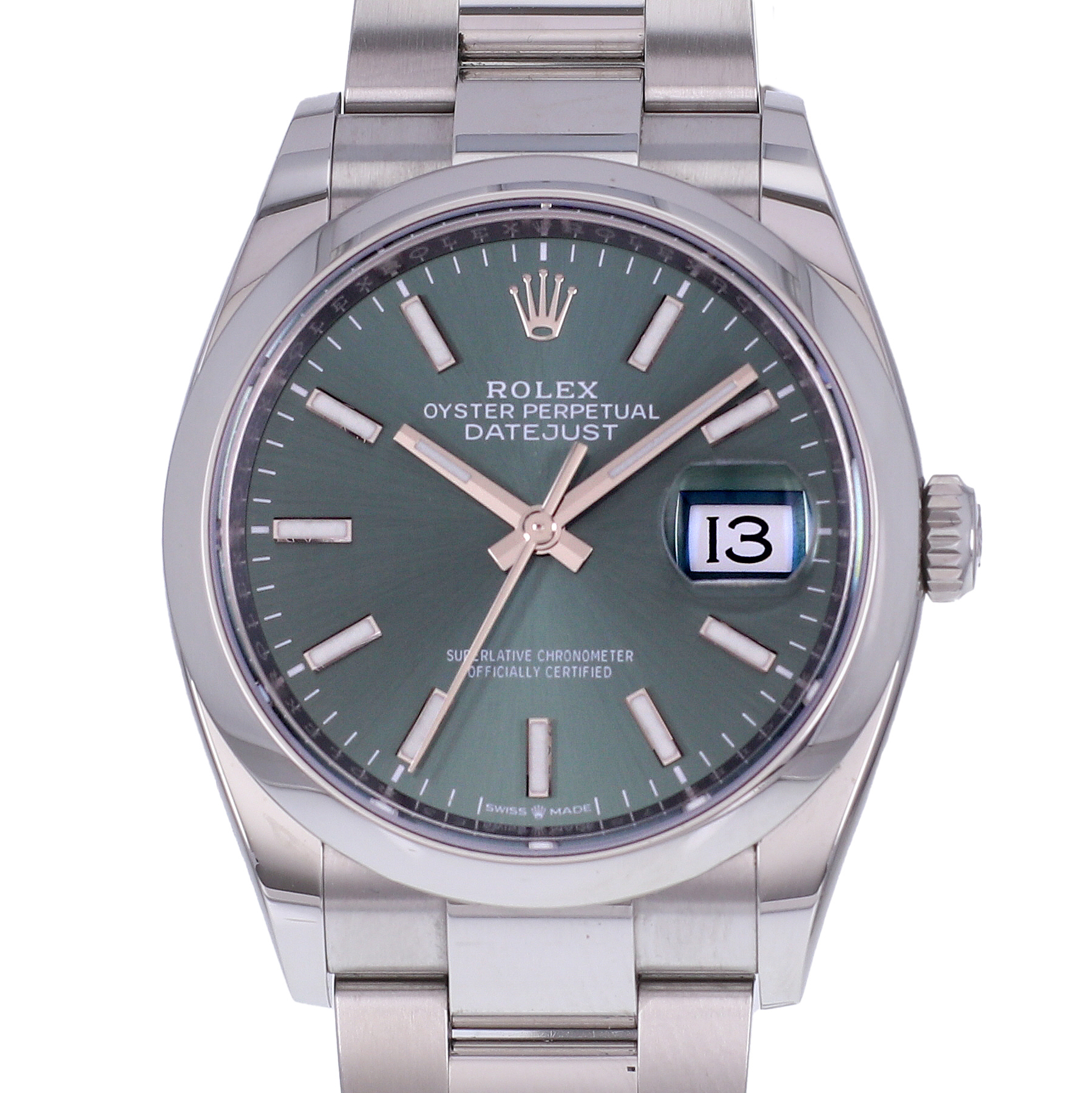 ROLEX DateJust 126200 - Occasion - Montre Mint Acier | Cresus
