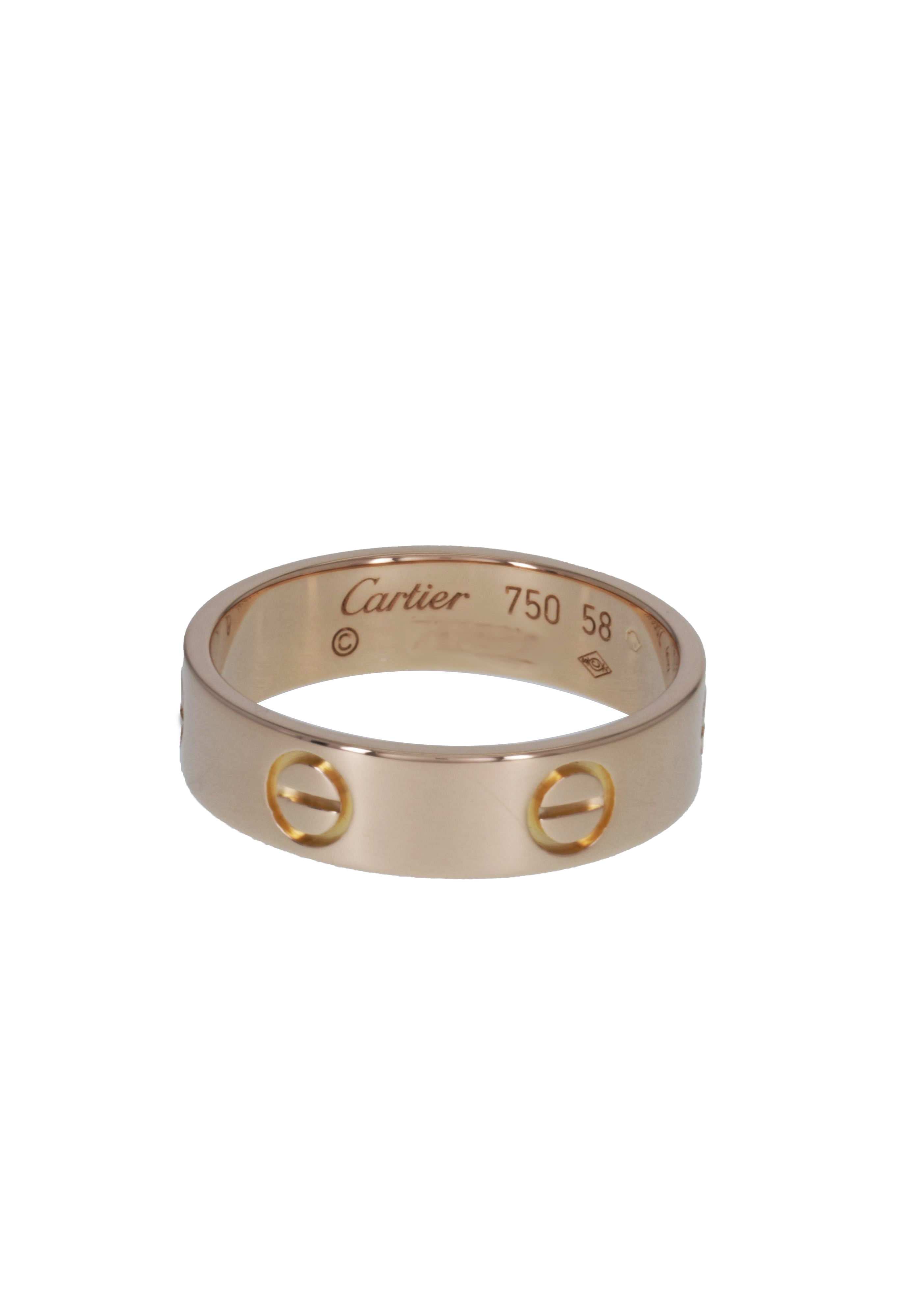 Bagues CARTIER Love - Bagues occasion Or Rose 750/1000 | Cresus