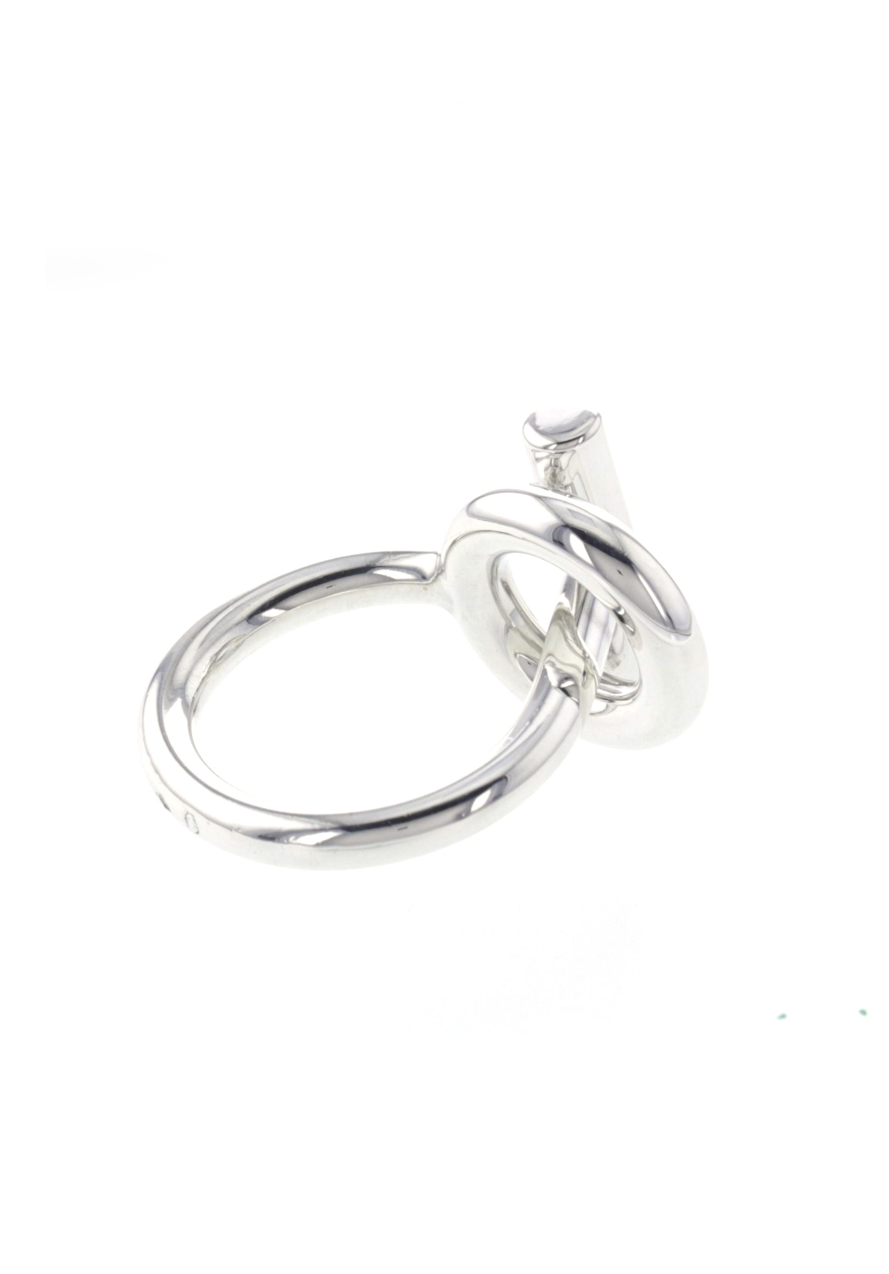 Bague Hermès Échappée En Argent 925 - Taille 55 (ou 49) - Style Marin - Occasion