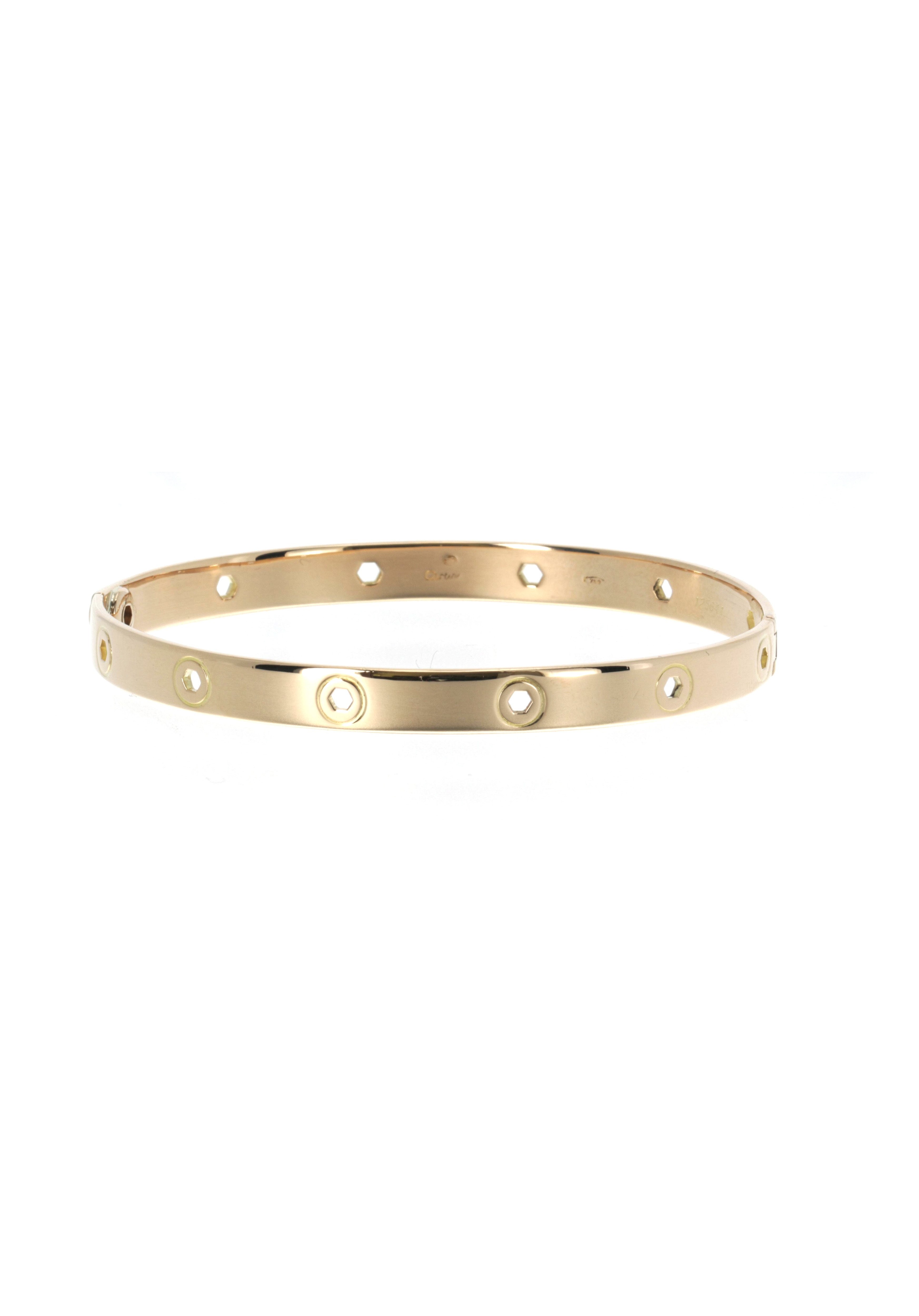 Bracelet cartier love femme clearance